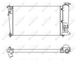 Radiator racire motor NRF 58922