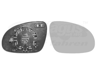 Sticla oglinda, oglinda retrovizoare exterioara Van Wezel 58