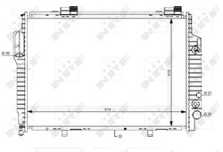 Radiator racire motor NRF 59111
