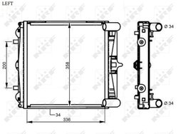 RADIATOR RACIRE MOTOR NRF 59130 - Compatibil cu PORSCHE