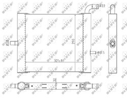 RADIATOR RACIRE MOTOR NRF 59176 - Compatibil cu LAND ROVER