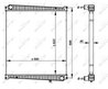 Radiator racire motor NRF 59212