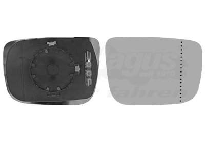 Sticla oglinda, oglinda retrovizoare exterioara Van Wezel 59