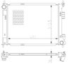 Radiator racire motor NRF 59315