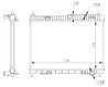 Radiator racire motor NRF 59317