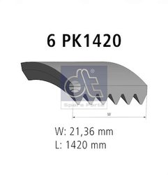 Curea transmisie DT Spare Parts 6.31516