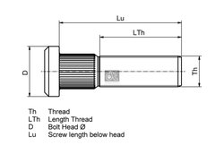 Bolt roata DT Spare Parts 6.54205