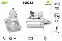 ELECTROMOTOR VALEO 600212 - Compatibil cu HYUNDAI, HYUNDAI (BEIJING), KIA
