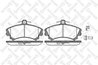 Set placute frana Stellox 601 002B-SX