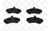 Set placute frana Stellox 601 002B-SX