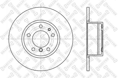 DISC FRANA STELLOX 6020-1518-SX - Compatibil cu BMW