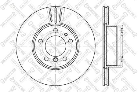 DISC FRANA STELLOX 6020-1519V-SX - Compatibil cu BMW