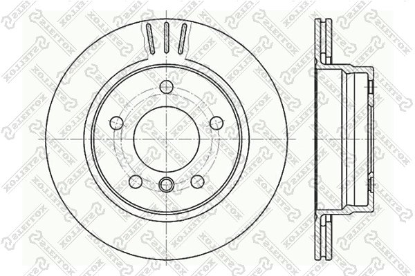 Disc frana Stellox 6020-1535V-SX