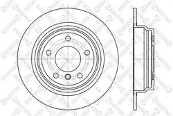 DISC FRANA STELLOX 6020-1537-SX - Compatibil cu BMW