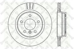 DISC FRANA STELLOX 6020-1541V-SX - Compatibil cu BMW