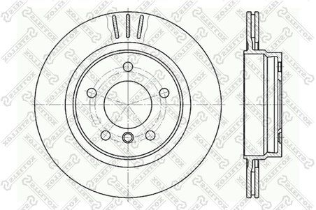 DISC FRANA STELLOX 6020-1541V-SX - Compatibil cu BMW