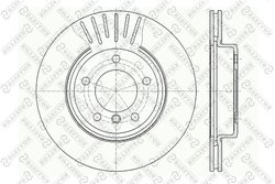 DISC FRANA STELLOX 6020-1540V-SX - Compatibil cu ALPINA, BMW