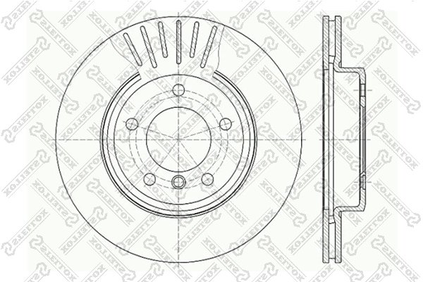 DISC FRANA STELLOX 6020-1540V-SX - Compatibil cu ALPINA, BMW