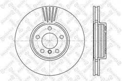 DISC FRANA STELLOX 6020-1547V-SX - Compatibil cu BMW
