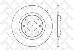 DISC FRANA STELLOX 6020-1925-SX - Compatibil cu CITROEN, PEUGEOT