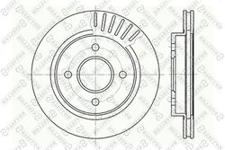 DISC FRANA STELLOX 6020-2535V-SX - Compatibil cu AC, FORD, FORD USA