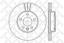 DISC FRANA STELLOX 6020-2545V-SX - Compatibil cu FORD, SEAT, VW