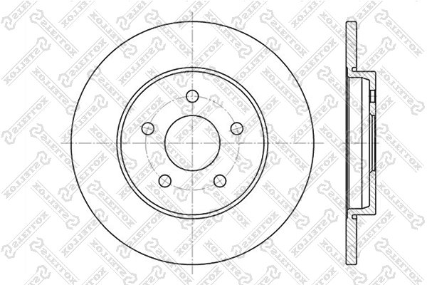 Disc frana Stellox 6020-2551-SX