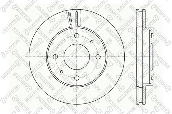 Disc frana Stellox 6020-3010V-SX