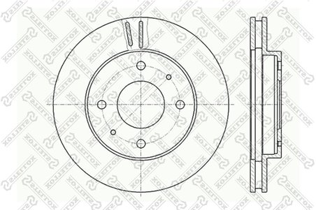 Disc frana Stellox 6020-3010V-SX