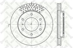 DISC FRANA STELLOX 6020-3033V-SX - Compatibil cu MITSUBISHI