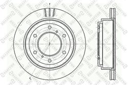 DISC FRANA STELLOX 6020-3041V-SX - Compatibil cu MITSUBISHI