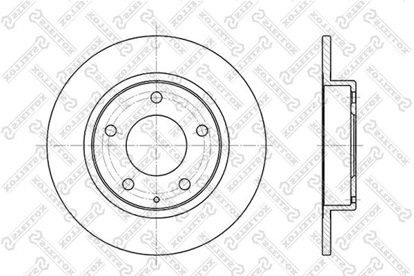 Disc frana Stellox 6020-3228-SX