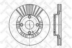 Disc frana Stellox 6020-3235V-SX