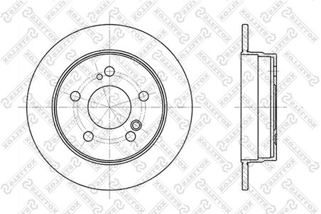 Disc frana Stellox 6020-3307-SX
