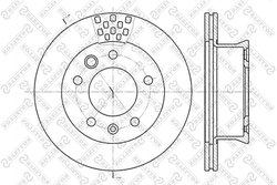 Disc frana Stellox 6020-3334V-SX