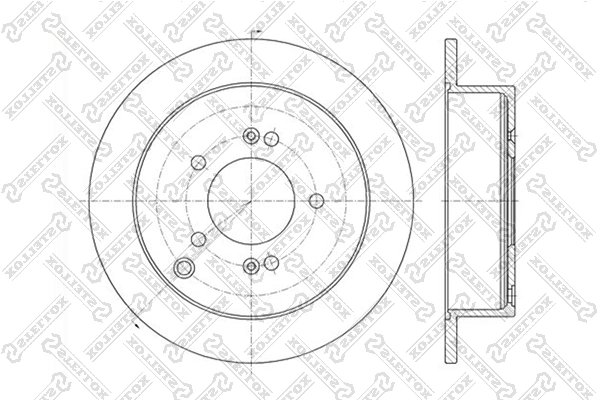 Disc frana Stellox 6020-3414-SX