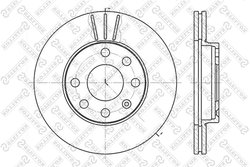 DISC FRANA STELLOX 6020-3608V-SX - Compatibil cu CHEVROLET, DAEWOO, OPEL, ZAZ