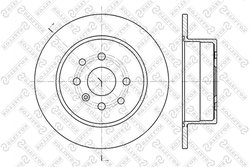 DISC FRANA STELLOX 6020-3623-SX - Compatibil cu CHEVROLET, OPEL