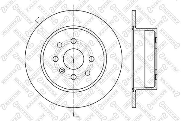 Disc frana Stellox 6020-3623-SX