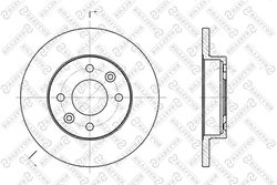 DISC FRANA STELLOX 6020-3908-SX - Compatibil cu DACIA, LADA, RENAULT