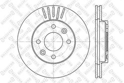 DISC FRANA STELLOX 6020-3909V-SX - Compatibil cu NISSAN, RENAULT