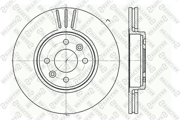 Disc frana Stellox 6020-3919V-SX
