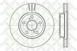 DISC FRANA STELLOX 6020-4539V-SX - Compatibil cu LEXUS, TOYOTA