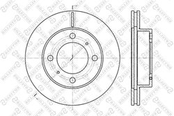 DISC FRANA STELLOX 6020-4543V-SX - Compatibil cu AUDI, FORD, GREAT WALL, RENAULT, TOYOTA, VW