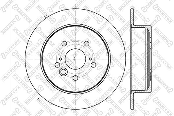 DISC FRANA STELLOX 6020-4574-SX - Compatibil cu CHERY, KIA, LIFAN, OPEL, TOYOTA