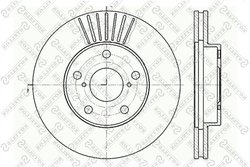 DISC FRANA STELLOX 6020-4578V-SX - Compatibil cu KIA, TOYOTA