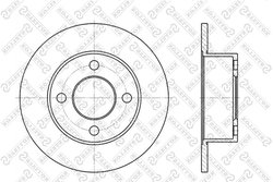 DISC FRANA STELLOX 6020-4723-SX - Compatibil cu AUDI