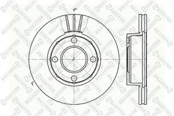 DISC FRANA STELLOX 6020-4738V-SX - Compatibil cu AUDI
