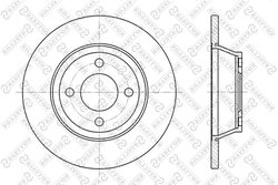 DISC FRANA STELLOX 6020-4741-SX - Compatibil cu AUDI