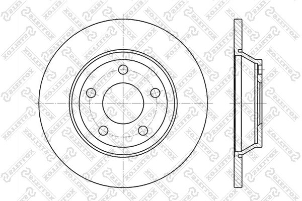 Disc frana Stellox 6020-4745-SX